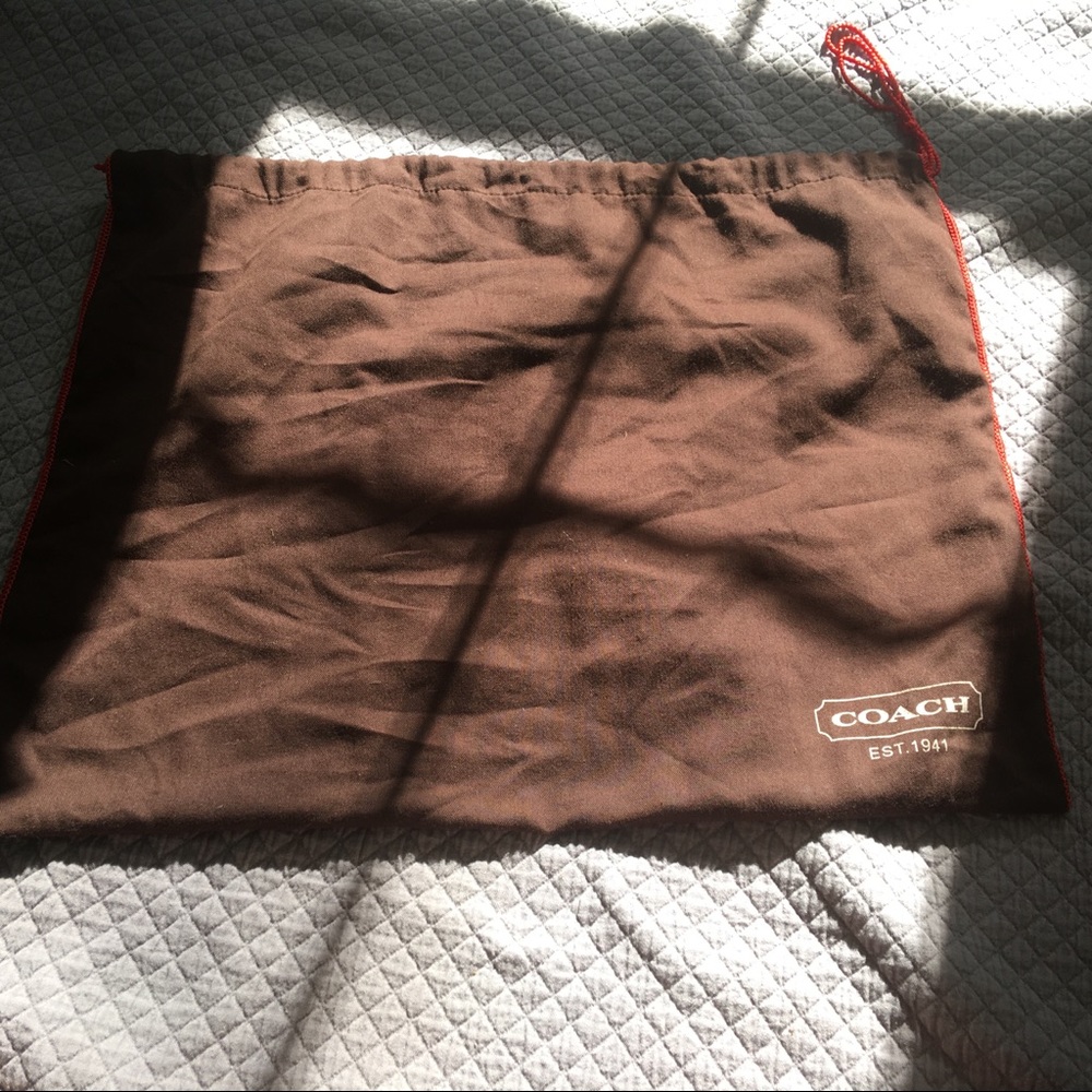 Coach dust bag.